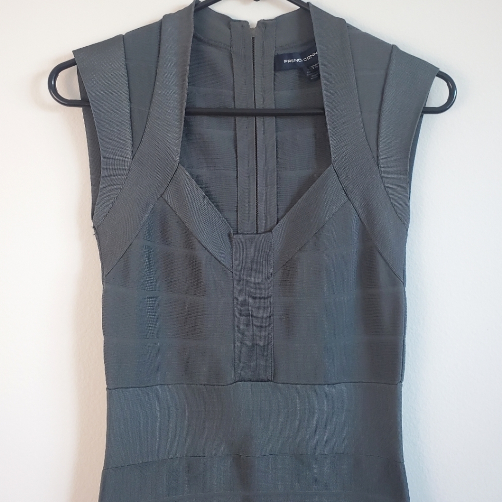 French Connection bandage wrap minidress